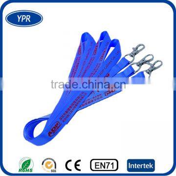 Promotional Polyester brand name printing lanyard custom