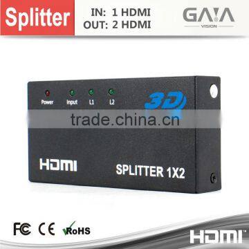 New 3D 4K*2K HDMI Splitter 1 in 2 out - Gaia Vision