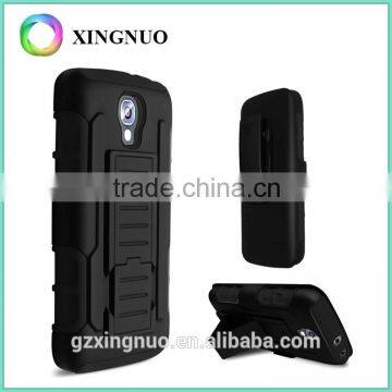 Heavy Duty Black Color Belt Clip Case for LG Volt F90 LS740