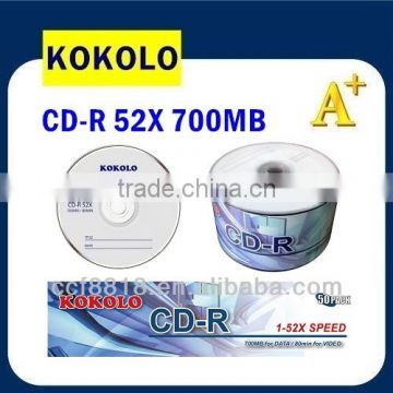 Taiwan A+ wholesale blank cd production lines 52X 700MB