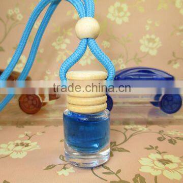 2015 new design mini 5ml hanging car perfume bottle