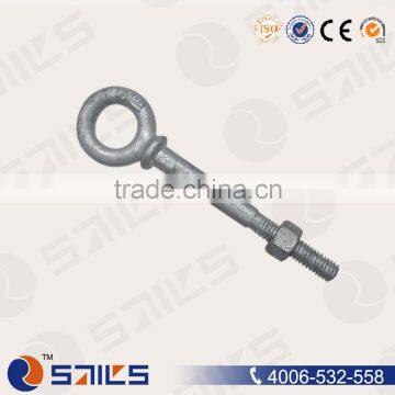 china hardware carbon steel drop forged g277 eye bolt with shoulder nut