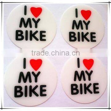 Cartoon waterproof custom round A4 sticker with logo