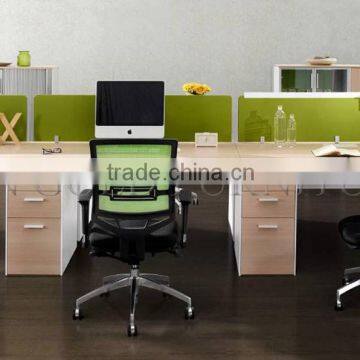 Environmental Small Wooden Office Workstation Cubicle for 6 person ( SZ-WS393)