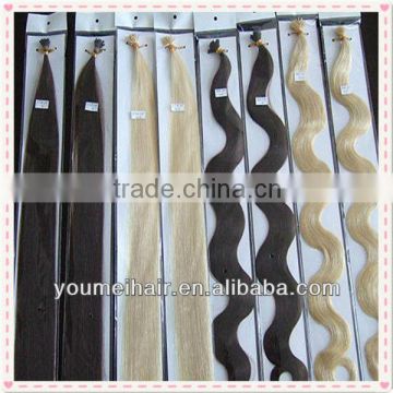 hair products top quality i tip hair extension from China