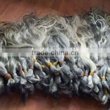 grade 7A virgin hair raw unprocessed raw hair wholesale braiding gray human hair