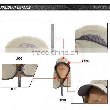 Promotional 2d Embroidery Tie Dyed Mesh Vented Fishing Bucket Hat With String photo-3
