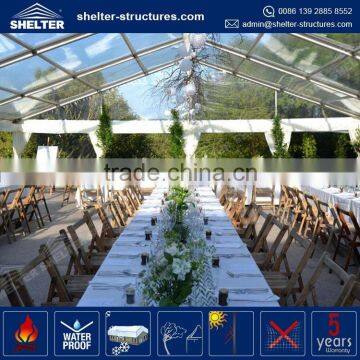 Customized size maximum wind loading 100km/h(0.5kn/sqm) marquee with interior for events 1000sqm meile tent