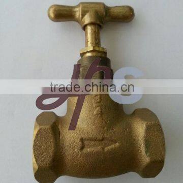 Brass Globe Stop Valve With Steel Wheel photo-2