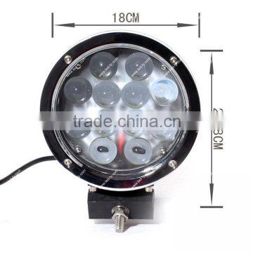 High lumens 7" round Cree 60w work light led, off road led work light for car,SUV,Jeep,truck,4WD,heavy duty