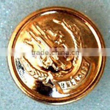 gold color metal button for coat