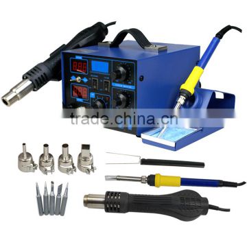 2in1 862D+ 110V SMD Rework Soldering Station + Soldering Iron Hot Air Gun 110V