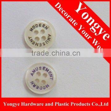 Resin shirt button