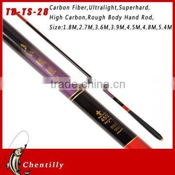 Chentilly02 TD-TS-28 Coarse body hand Fishing Rods Tackle Tool wholesales Pure Carbon Carp Rod Streams fishing rod