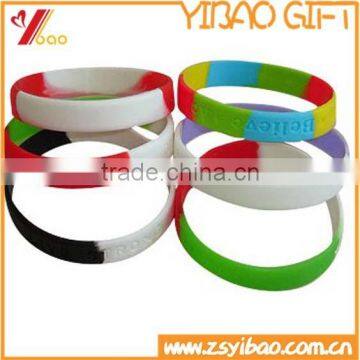 Mix color silicone/Rubber wristband for Hotsales