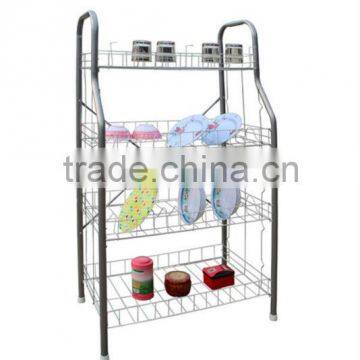 Modern Style 4-Tier iron wire kitchen plate rack