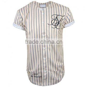 Full Dye 100% Polyester Printing Jersey Baseball Uniforms Fashion Custom 100% Polyester Print Baseball Jersey photo-2
