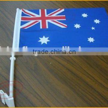 Car Window Mirror Flags with Plastic pole