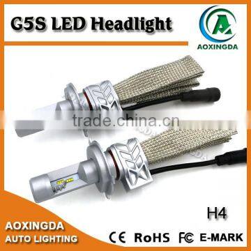 New generation G5S LED head lamp H4 H7 H8 H11 9005 9006 LUXEON ZES auto car LED headlight Hi/lo