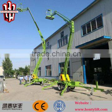 honty trailer mounted boom lift tyre