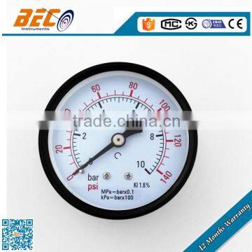 generally applicable heavy duty steel air pressure guage