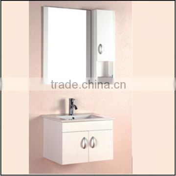 New PVC bathroom furniture wall mounted cabinet vanity