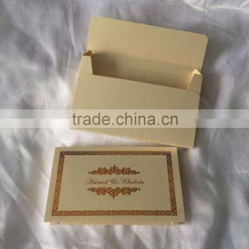 luxury handmade top grade scroll wedding invitation cards