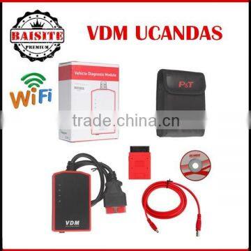 Quality A+++ vdm ucandas wireless Auto car diagnostic scanner original VDM UCANDAS WIFI Full System diagnostic tools in stock