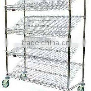 slanting wire plate trolly