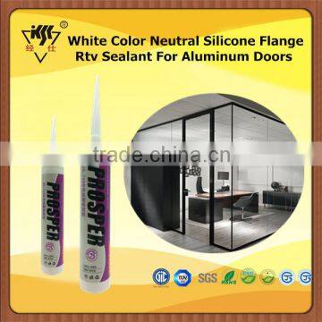 White Color Neutral Silicone Flange Rtv Sealant For Aluminum Doors