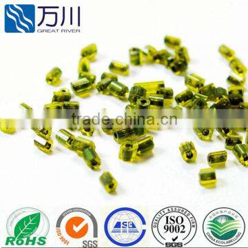 Hollow fashion glass buglesm & hot sale glass bead