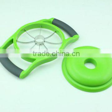 Kitchen Helper Rubber Handle Stainless Steel Fruit Cutter photo-6