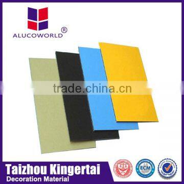 Alucoworld 3mm pe acp aluminium composite cladding specification