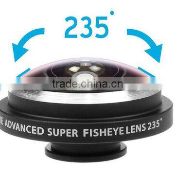 3 in 1 Mobile Phone Camera Lens 235 Degree Super Fisheye Lens photo-4
