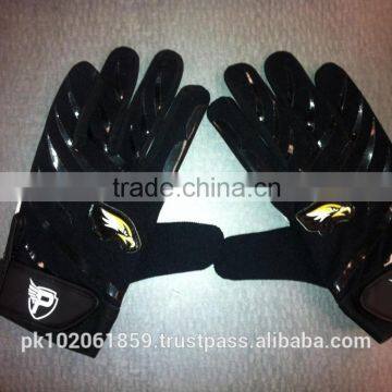 Cheap American Football Gloves High sticky palm american football gloves sublimated back american football gloves