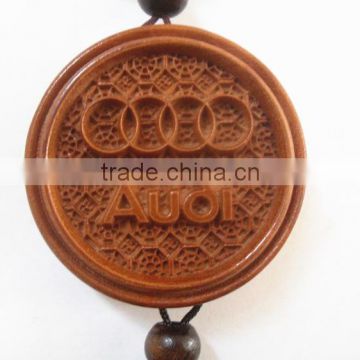 wooden car logo accessaries & pendants