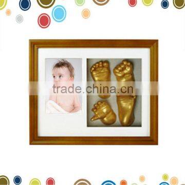 Creative 3D baby handprint frame clay in high quality keepsake box                        
                                                Quality Choice