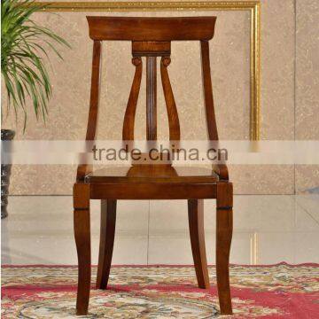 Restaurant serviceable and cheap wooden frame rubber dining chair