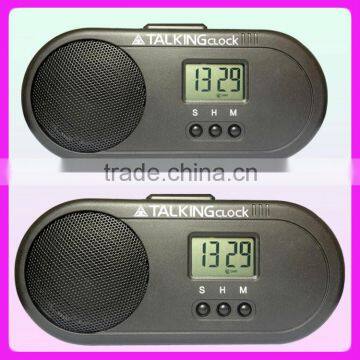 Talking alarm clocks for adults ,Spanish talking clock,manual alarm clock
