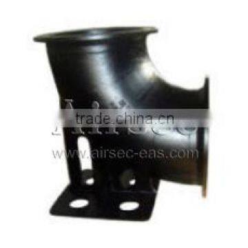 OEM Chinese Factory ductile iron di double flanged 90 degree duckfoot bend