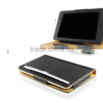 New Arrive Tan Leather Mobile Phone Case for New Google Nexus 7 2G Second Generation