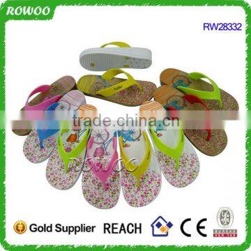 Lady fashion cheap wholesale flip flops pcu flip flop, new pcu slippers