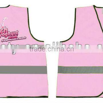 pink reflective vest