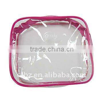 PVC Clear Cosmetic zipper bag