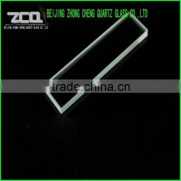 Polishing High Purity Round Quartz Glass Sheet Fused Silica Window