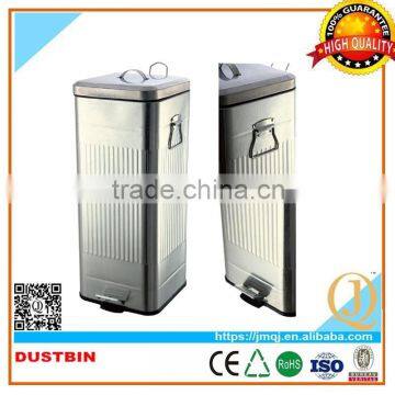 Professional maunfacture mteal squared recycling outdoor waste bin