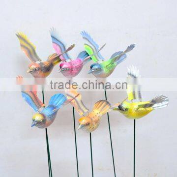 5 inch Plastic Outdoor Yard Animals Stake Garden Statues Bird Craft