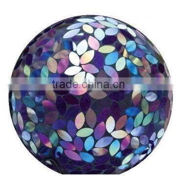 10' hollow outdoor decoration garden glass mosaicball