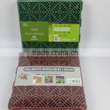 decorative diy garden tiles walkways