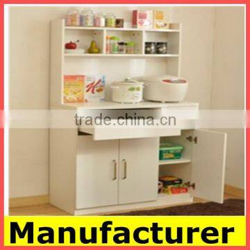 modern design Strong Structure pvc door,Steel and wood kitchen Cupboard Price